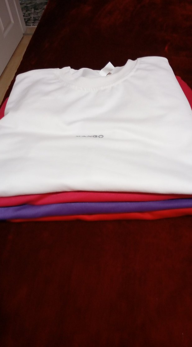 MANGO Kadın Renkli Baskılı Tişört - Görsel 4