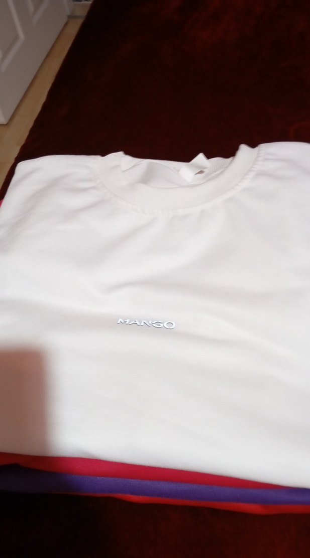 MANGO Kadın Renkli Baskılı Tişört - Görsel 5