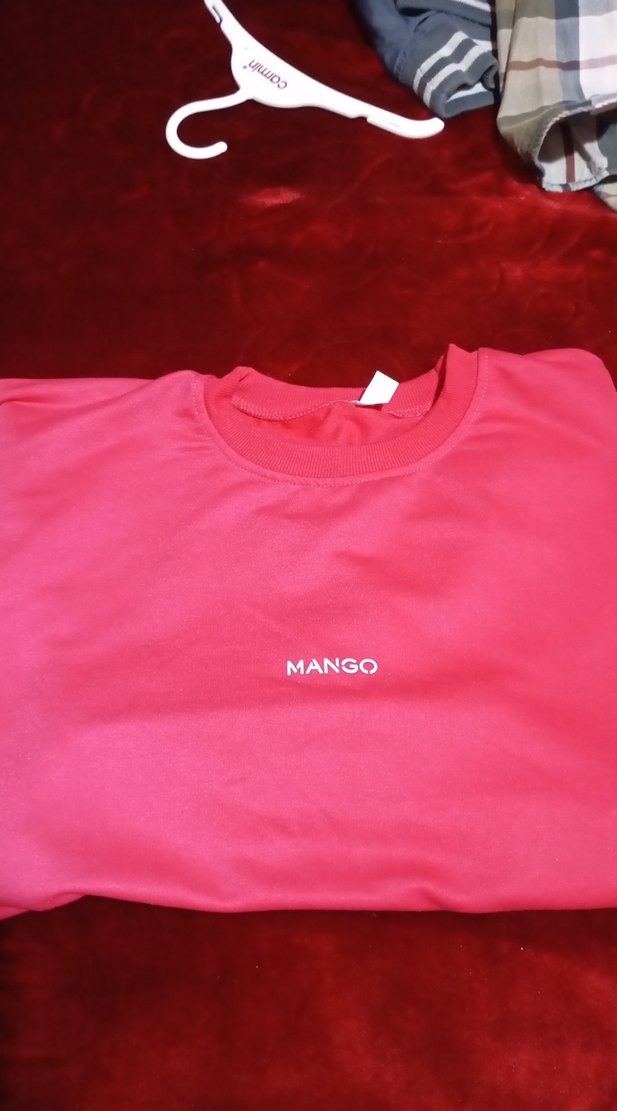 fuşya renk bayan sweat - Görsel 5