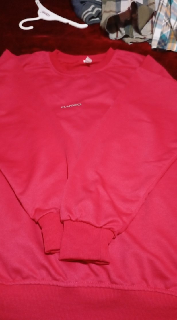 fuşya renk bayan sweat - Görsel 4