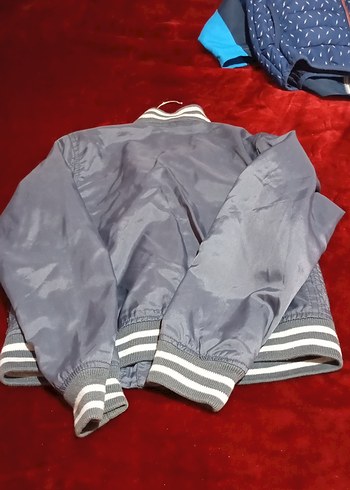 Gri Erkek Çocuk Fermuarlı Ceket - Görsel 3