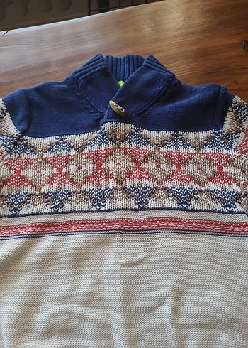 Erkek Çocuk Desenli Triko Kazak - Görsel 2