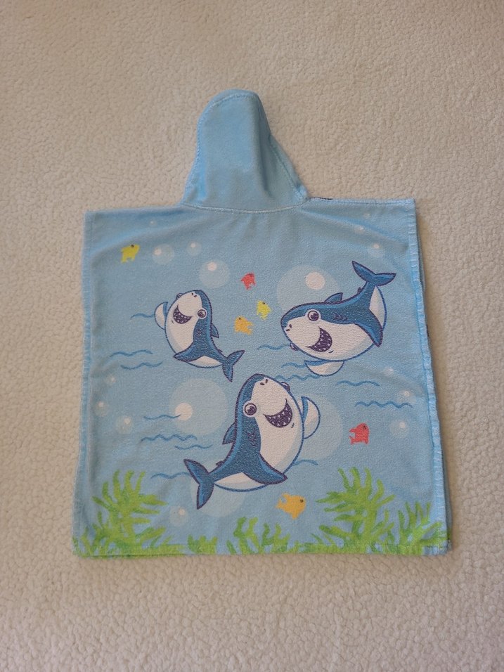 Kapüşonlu Erkek Çocuk Havlu Panço penti - Görsel 3