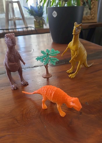 Renkli Dinozor Figürleri Seti 8 adet - Görsel 7