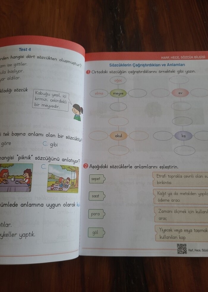1. Sinif test kitabi - Görsel 3