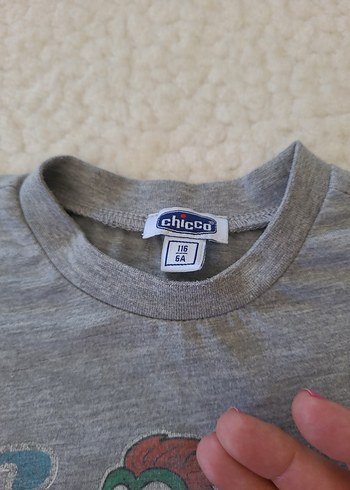 Gri Baskılı chicco tshirt ,koton şort - Görsel 6