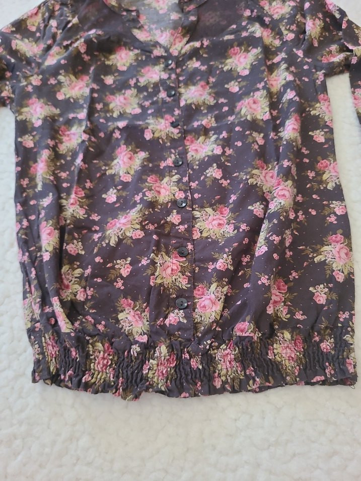 Dantel Detaylı V Yakalı Kadın gomlek xside - Görsel 5