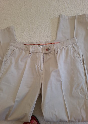 Bej pamuklu Kumaşlı de facto  Pantolon - Görsel 5