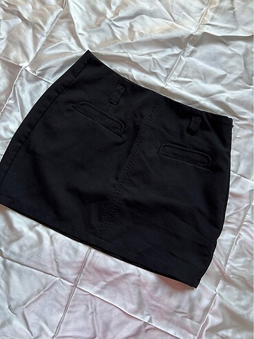 Bershka mini etek siyah