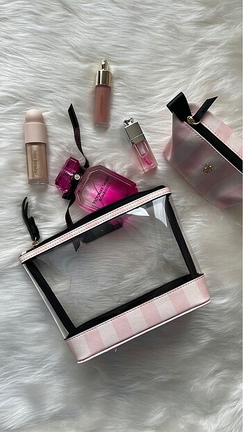 Victoria secret ikili makyaj çantası