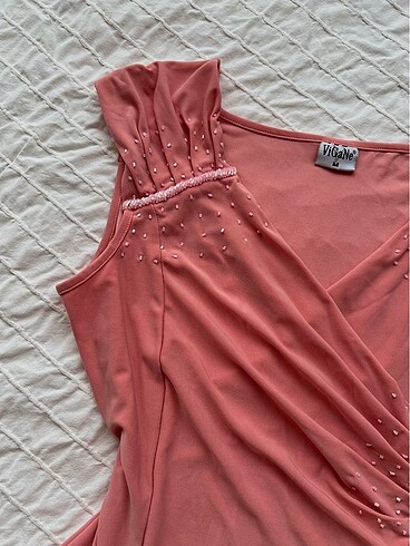 Vintage Love Boncuk işlemeli vintage coquette bluz