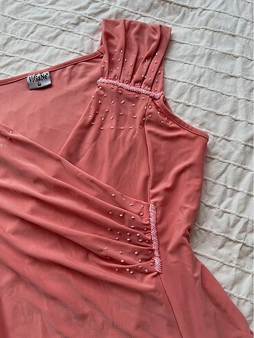 m Beden Boncuk işlemeli vintage coquette bluz