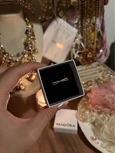 925 AYAR GÜMÜŞ TAŞLI YÜZÜK ROSE GOLD