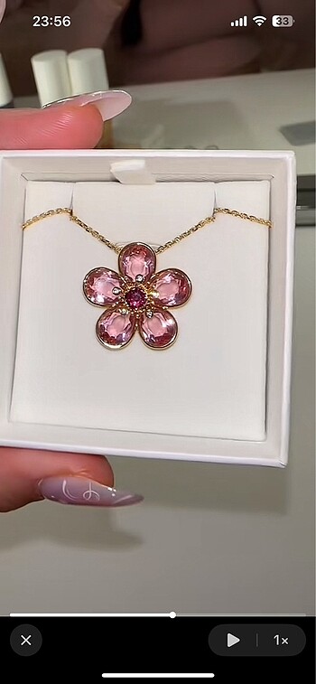 swarovski Swarovski florere çiçek kolye