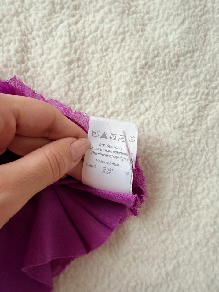 %100 ipek river island mini elbise boncuk işlemeli - Görsel 5