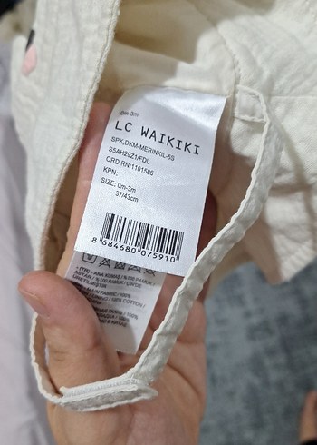 Nakışlı Pamuk Beyaz Çocuk Şapkası - Görsel 3