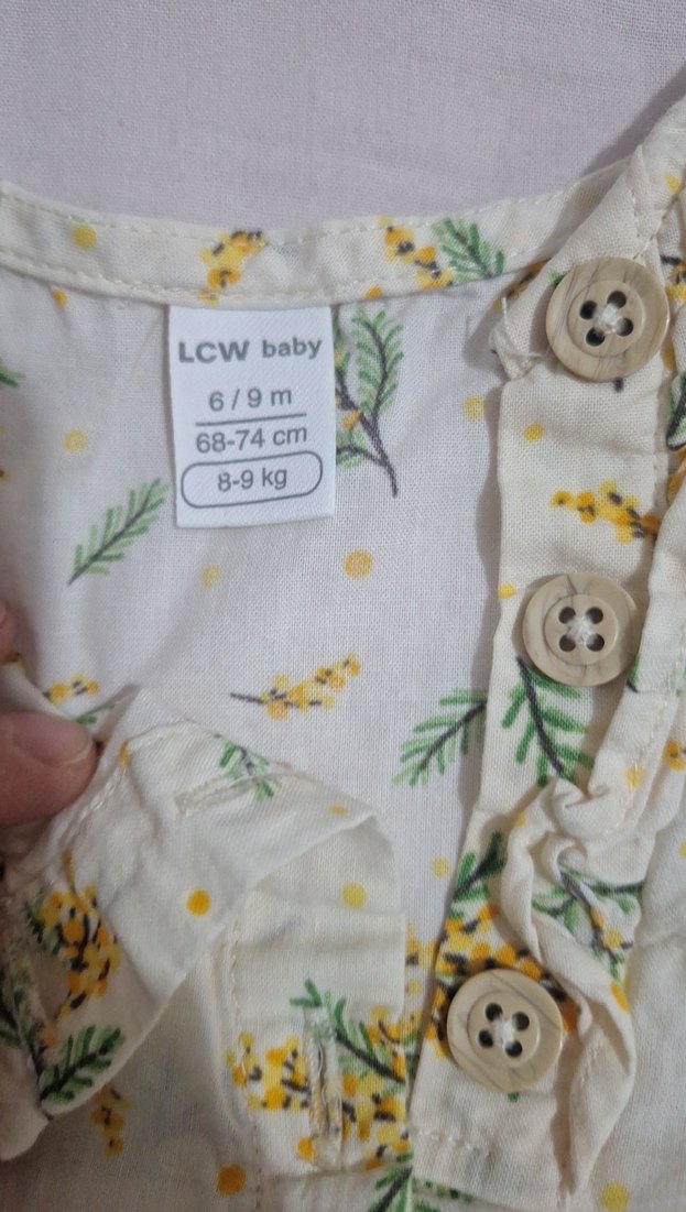 Kız Çocuk Bohem Pamuklu Elbise - Görsel 2