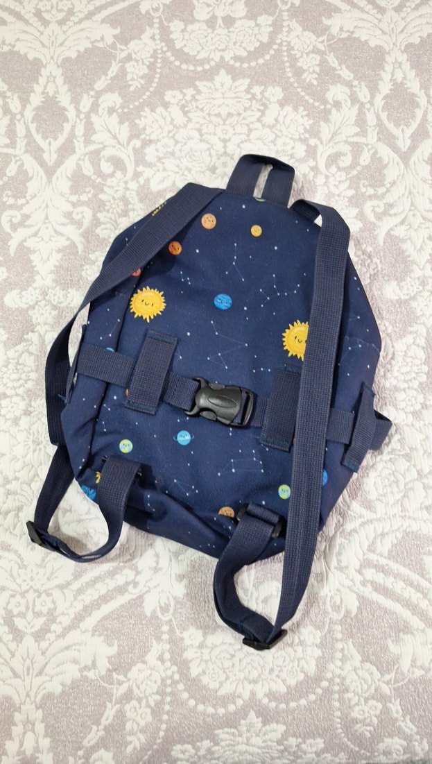 Gezegen Desenli Çocuk Okul Çantası - Görsel 2