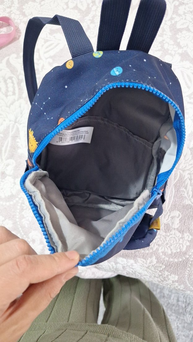 Gezegen Desenli Çocuk Okul Çantası - Görsel 3