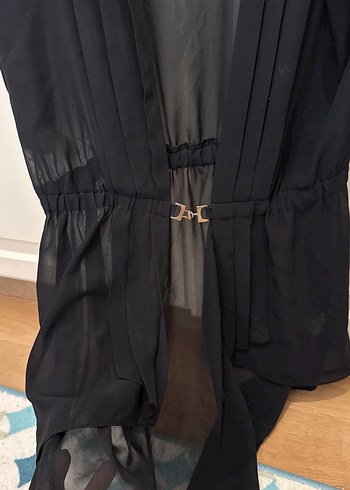 Siyah transparan üst - Görsel 3