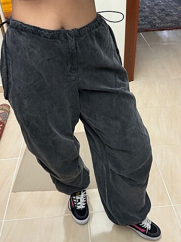Kadife baggy jeans