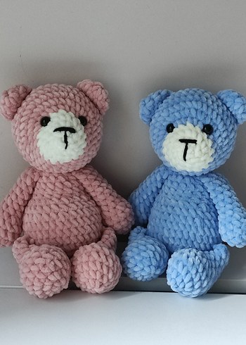 Diğer Mavi Amigurumi Ayıcık