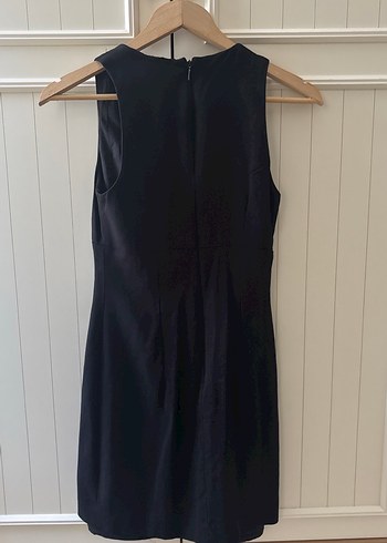 Siyah mango kare yaka elbise - Görsel 3