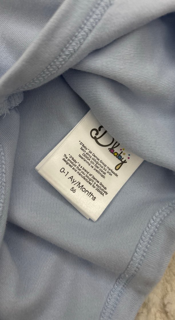 Bebek Erkek Kısa Kollu Nakışlı Bodysuit - Görsel 2