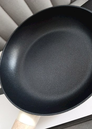 Madame Coco 900ml Beyaz Gri Tava - Görsel 2