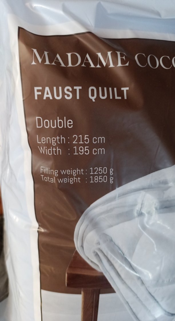 Madame Coco Faust Çift Kişilik Baskılı Yorgan - Görsel 3