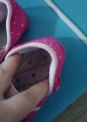 Kız Çocuk Pembe Baskılı Sıcak Ev Terliği - Görsel 3