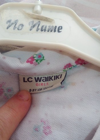 Kız Çocuk Beyaz Desenli Kısa Kollu Gömlek - Görsel 4