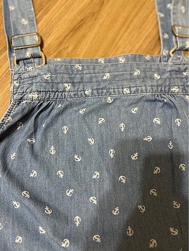 Hamile kot jean elbise - Görsel 8