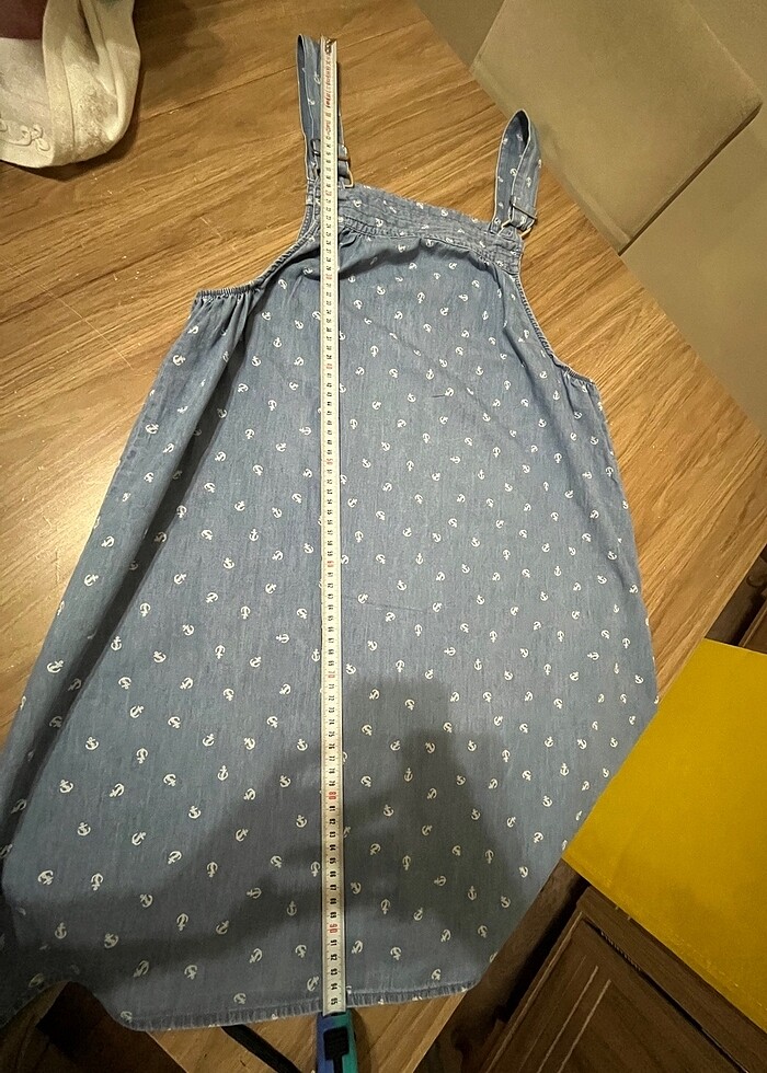 Hamile kot jean elbise - Görsel 4