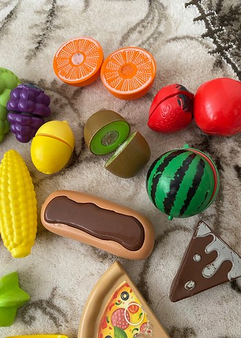 Oyuncak Mutfak Seti ve Yiyecekler - Görsel 6