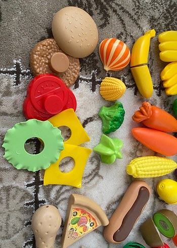 Oyuncak Mutfak Seti ve Yiyecekler - Görsel 8