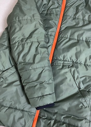 LC Waikiki Erkek Çocuk Haki Fermuarlı Mont - Görsel 5