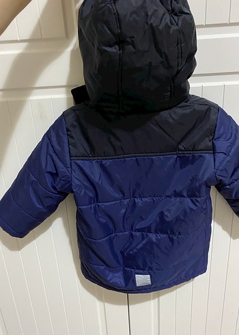 Erkek Çocuk Lacivert Kapüşonlu Mont - Görsel 7