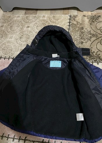 Erkek Çocuk Lacivert Kapüşonlu Mont - Görsel 5