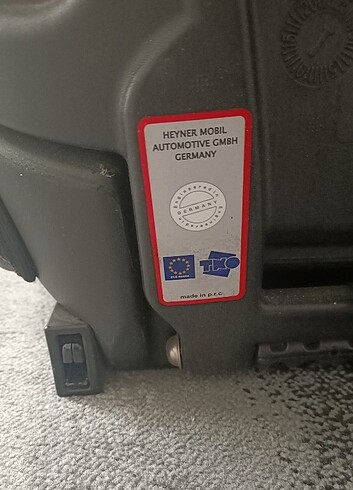 9- 36 kg Beden gri Renk HEYNER MULTIRELAX AERO FIX