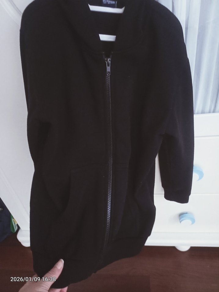 Lcw Siyah Fermuarlı Sweatshirt - Görsel 2