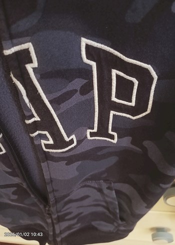 GAP Erkek Çocuk Kapüşonlu Fermuarlı Sweatshirt - Görsel 3