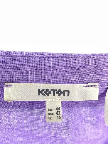 44 Beden mor Renk Koton Gömlek %70 İndirimli.