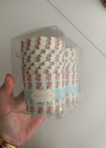 Renkli Kağıt Muffin Kapları - Görsel 5