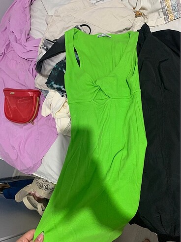 Zara midi boy elbise - Görsel 2