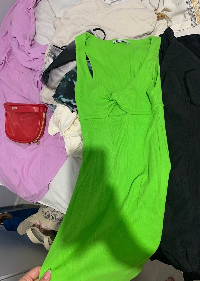 Zara midi boy elbise - Görsel 2