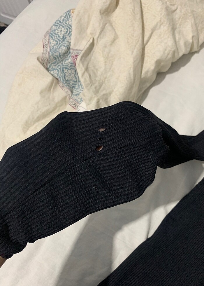 Bershka siyah tulum - Görsel 5