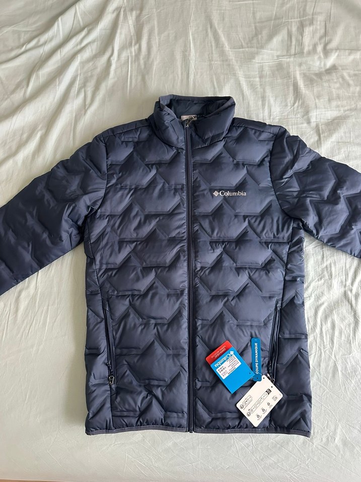 Columbia Erkek Lacivert Kaz Tüyü Mont - Görsel 5