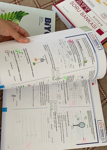 AYT Kimya, Biyoloji ve Fizik Soru Bankaları YKS - Görsel 6