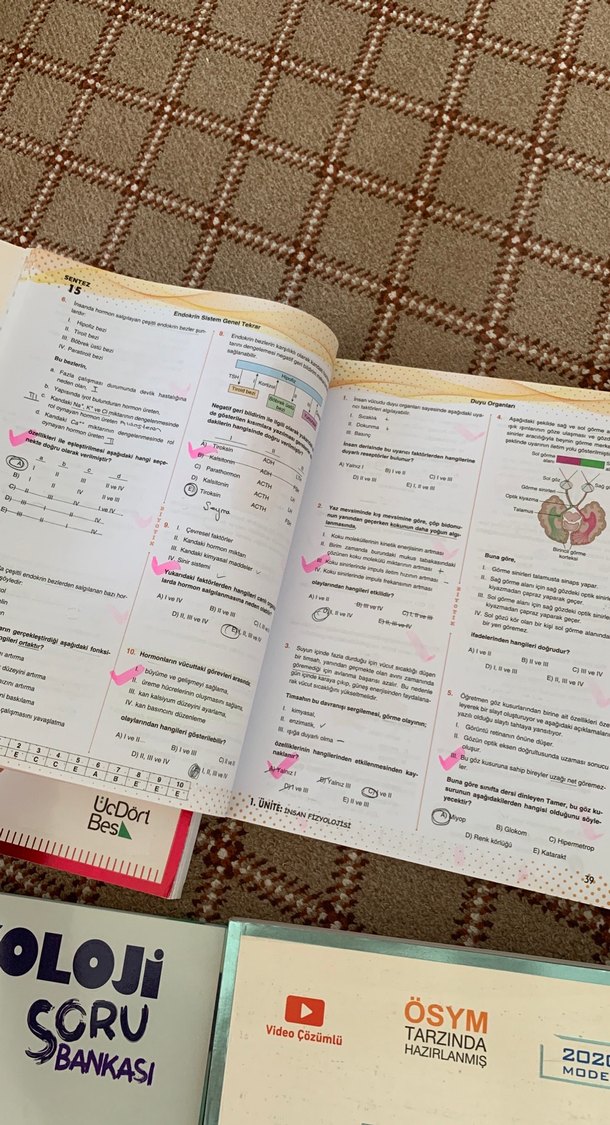 AYT Kimya, Biyoloji ve Fizik Soru Bankaları YKS - Görsel 3
